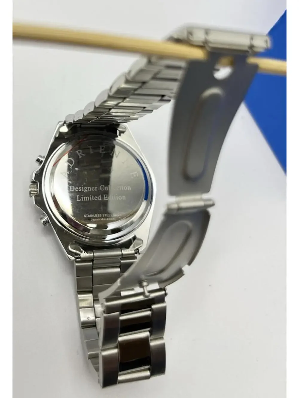 Adrienne Watch Mens World Map Designer Collection Limited Edition NEW Working